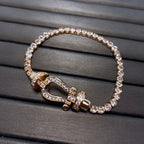 ¡®Lumi¡¯FORCE  HORSESHOE  DIAMOND TENNIS BRACELET