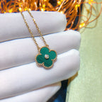 ¡®Lumi¡¯CLOVER 15MM DIAMOND TURQUOISE NECKLACE