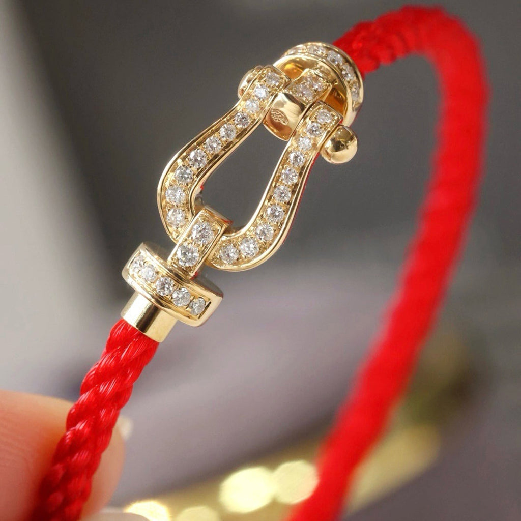 ¡®Lumi¡¯FORCE LARGE HORSESHOE FULL DIAMOND BRACELET SILVER