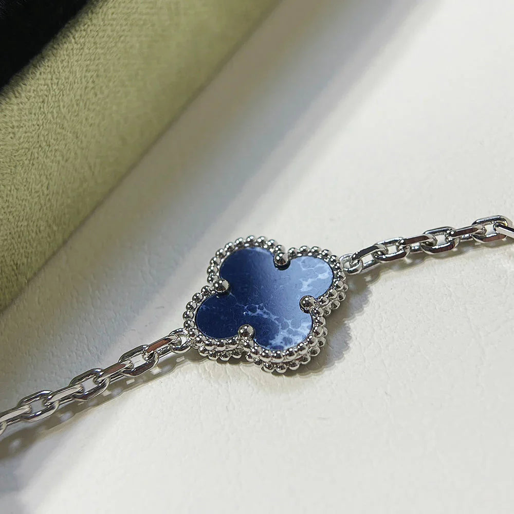 [Lumi jewelry]CLOVER 5 MOTIF PIETERSITE BRACELET COLLECTION