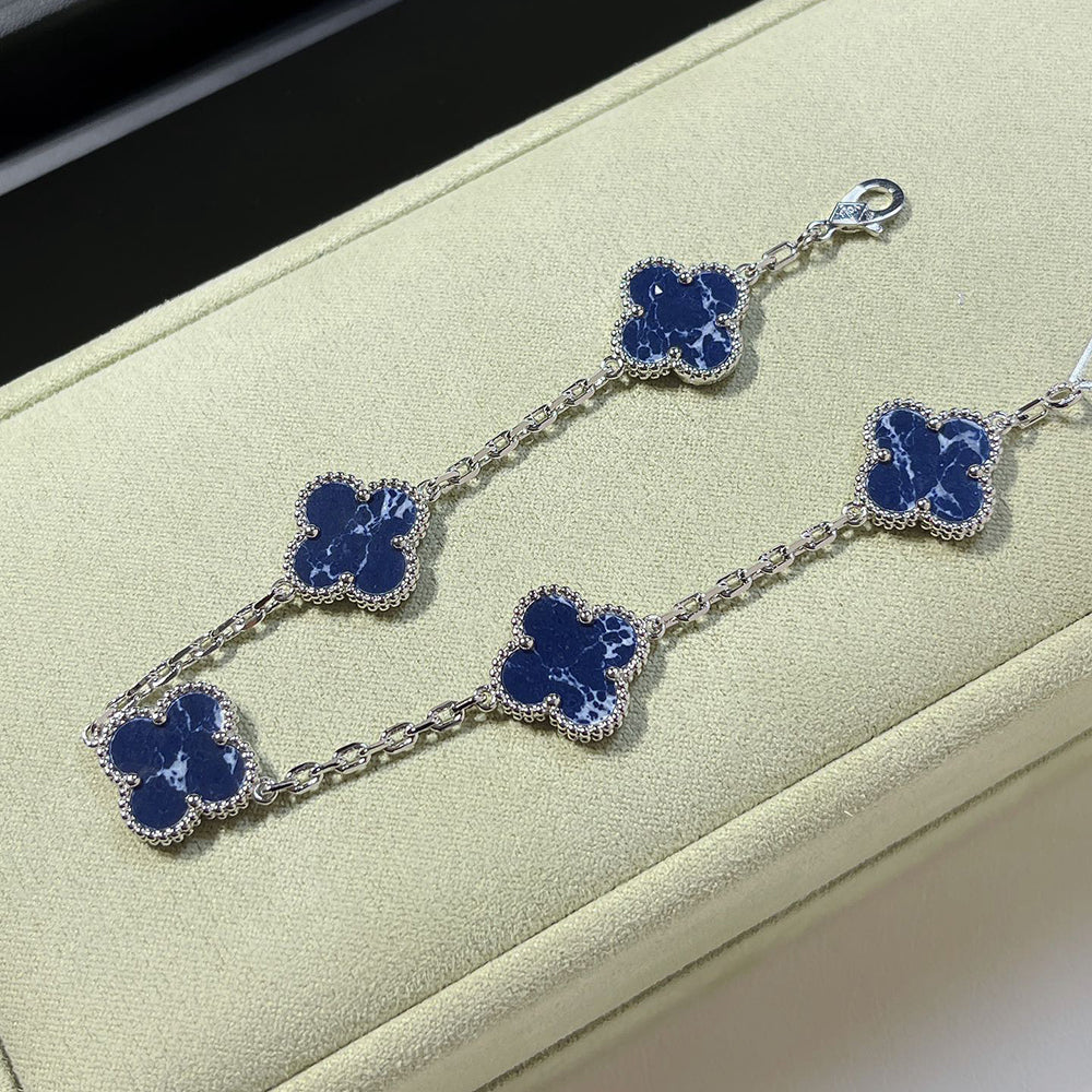 [Lumi jewelry]CLOVER 5 MOTIF PIETERSITE BRACELET COLLECTION