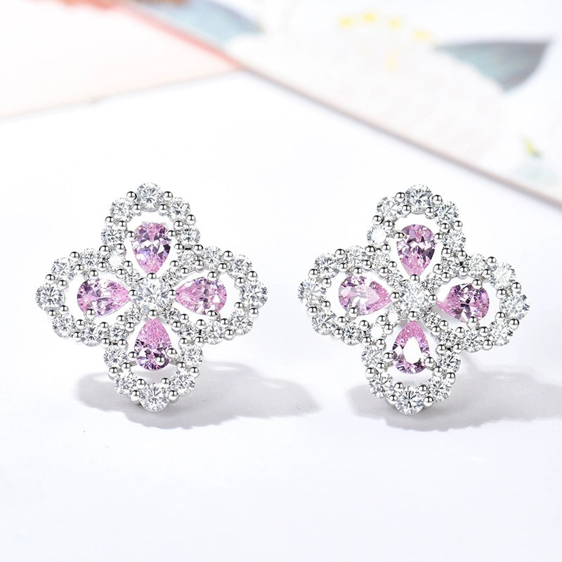 ¡®Lumi¡¯LOOP EARRINGS FULL MOTIF DIAMOND 16MM