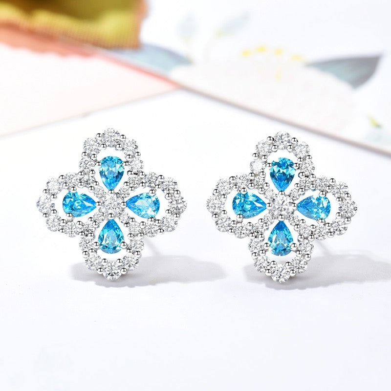 ¡®Lumi¡¯LOOP EARRINGS FULL MOTIF DIAMOND 16MM