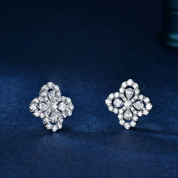 ¡®Lumi¡¯LOOP EARRINGS FULL MOTIF DIAMOND 16MM