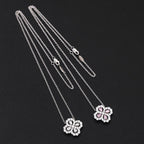 ¡®Lumi¡¯LOOP NECKLACE FULL MOTIF DIAMOND 16MM MULTIPLE COLORS
