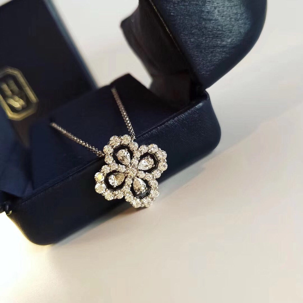 ¡®Lumi¡¯LOOP NECKLACE FULL MOTIF DIAMOND 16MM MULTIPLE COLORS