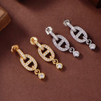 ¡®Lumi¡¯HM CHAINE DIAMOND EARRINGS