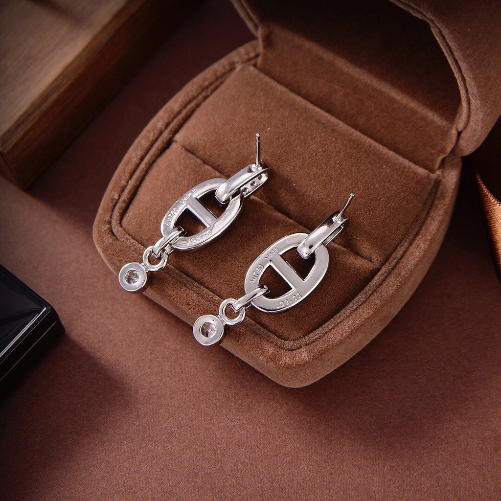 ¡®Lumi¡¯HM CHAINE DIAMOND EARRINGS