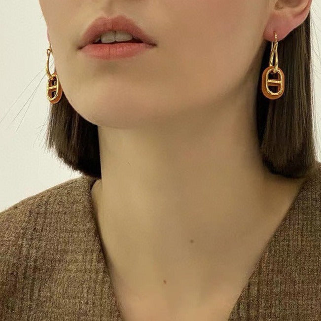 ¡®Lumi¡¯HM O'MAILLON GOLD EARRINGS