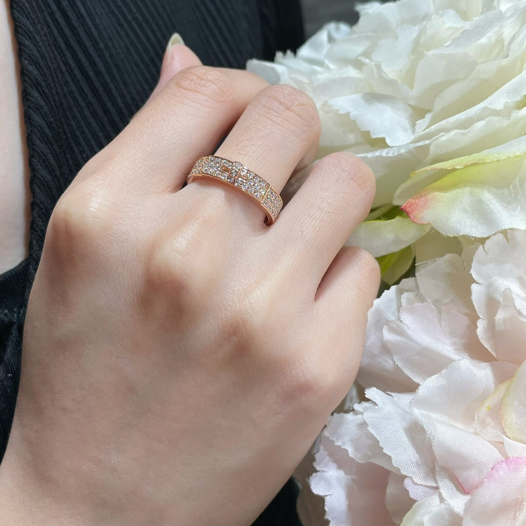 ¡®Lumi¡¯KELLY PINK GOLD DIAMOND RING