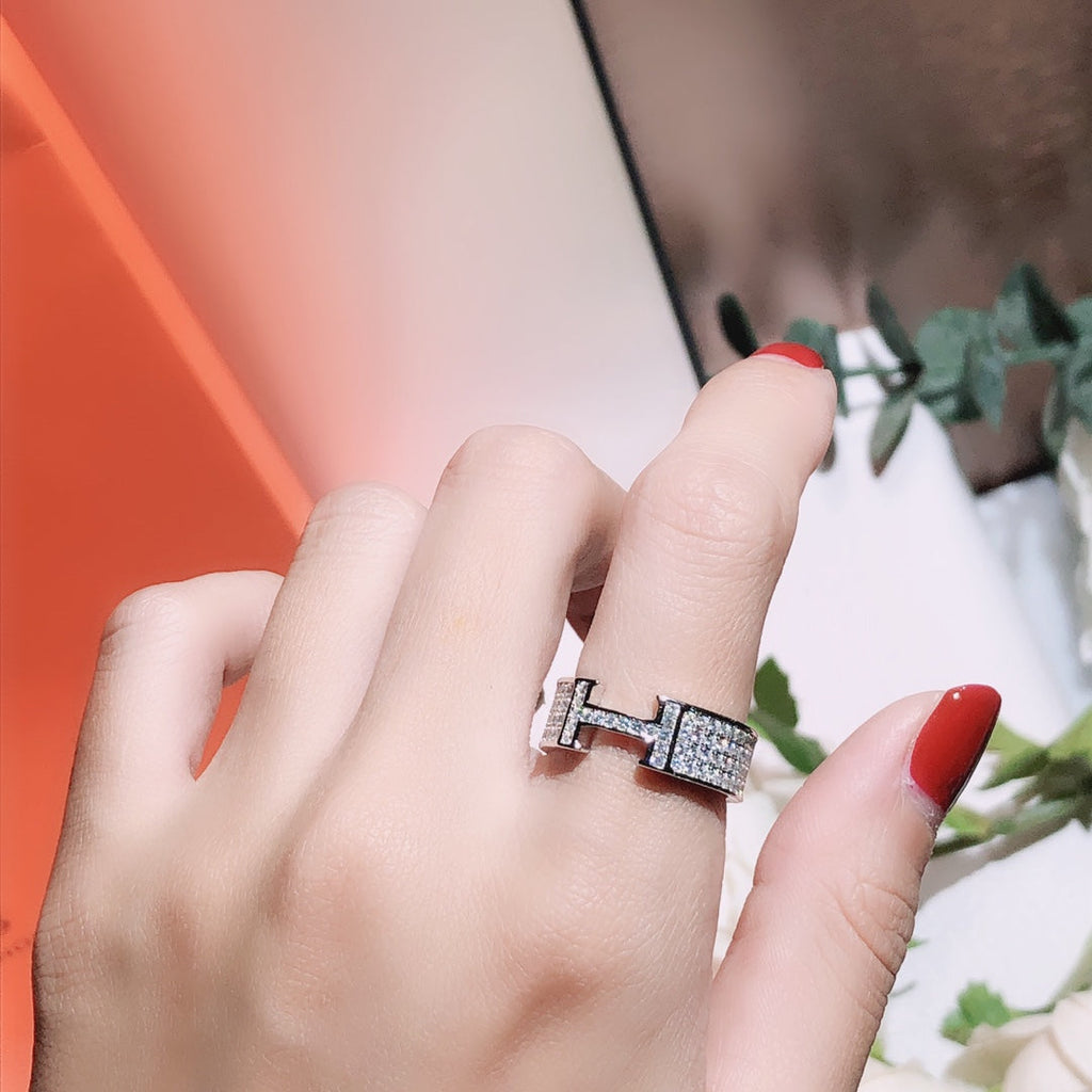 ¡®Lumi¡¯H RING FULL DIAMOND