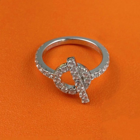 ¡®Lumi¡¯ECHAPPEE RING SILVER DIAMOND