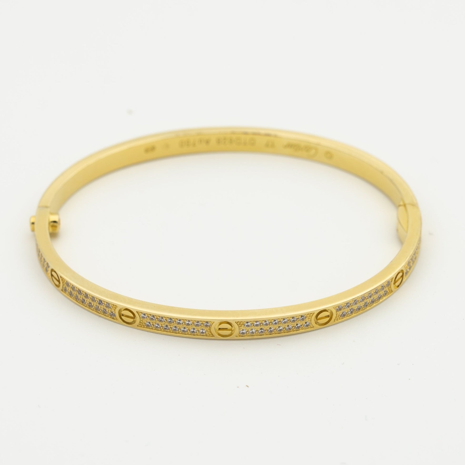 ¡®Lumi¡¯LOVE BRACELET 3.65MM DIAMOND-PAVED