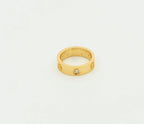 ¡®Lumi¡¯LOVE RING 5.5MM 3 DIAMONDS GOLD