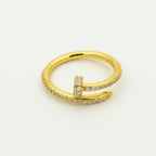 ¡®Lumi¡¯JUSTE RING 1.8MM GOLD DIAMONDS