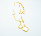 ¡®Lumi¡¯CLOVER MOTHER OF PEARL NECKLACE 6 MOTIF