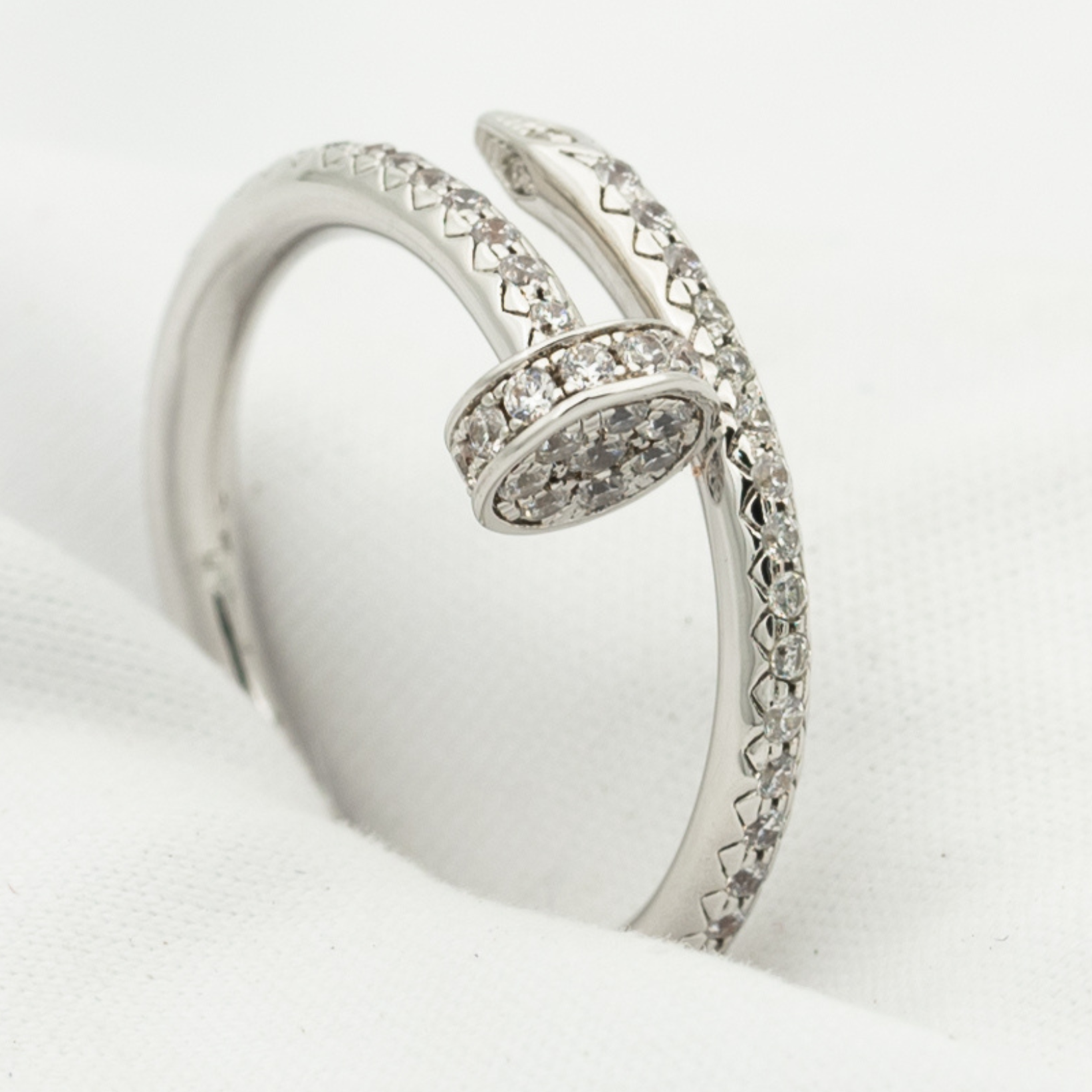 ¡®Lumi¡¯JUSTE RING 1.8MM SILVER DIAMONDS