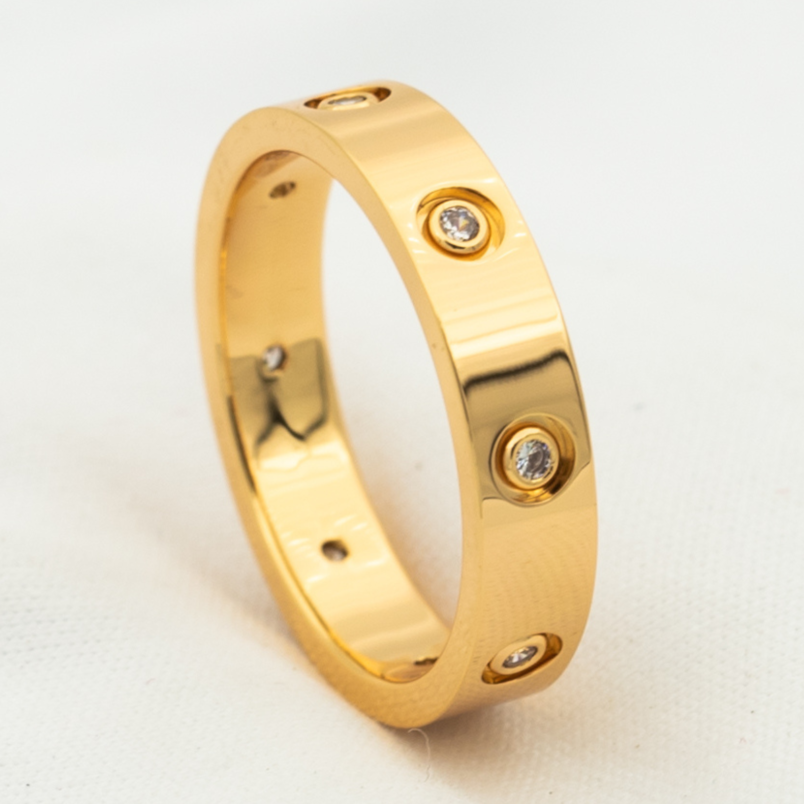 ¡®Lumi¡¯LOVE RING 3.6MM 8 DIAMONDS