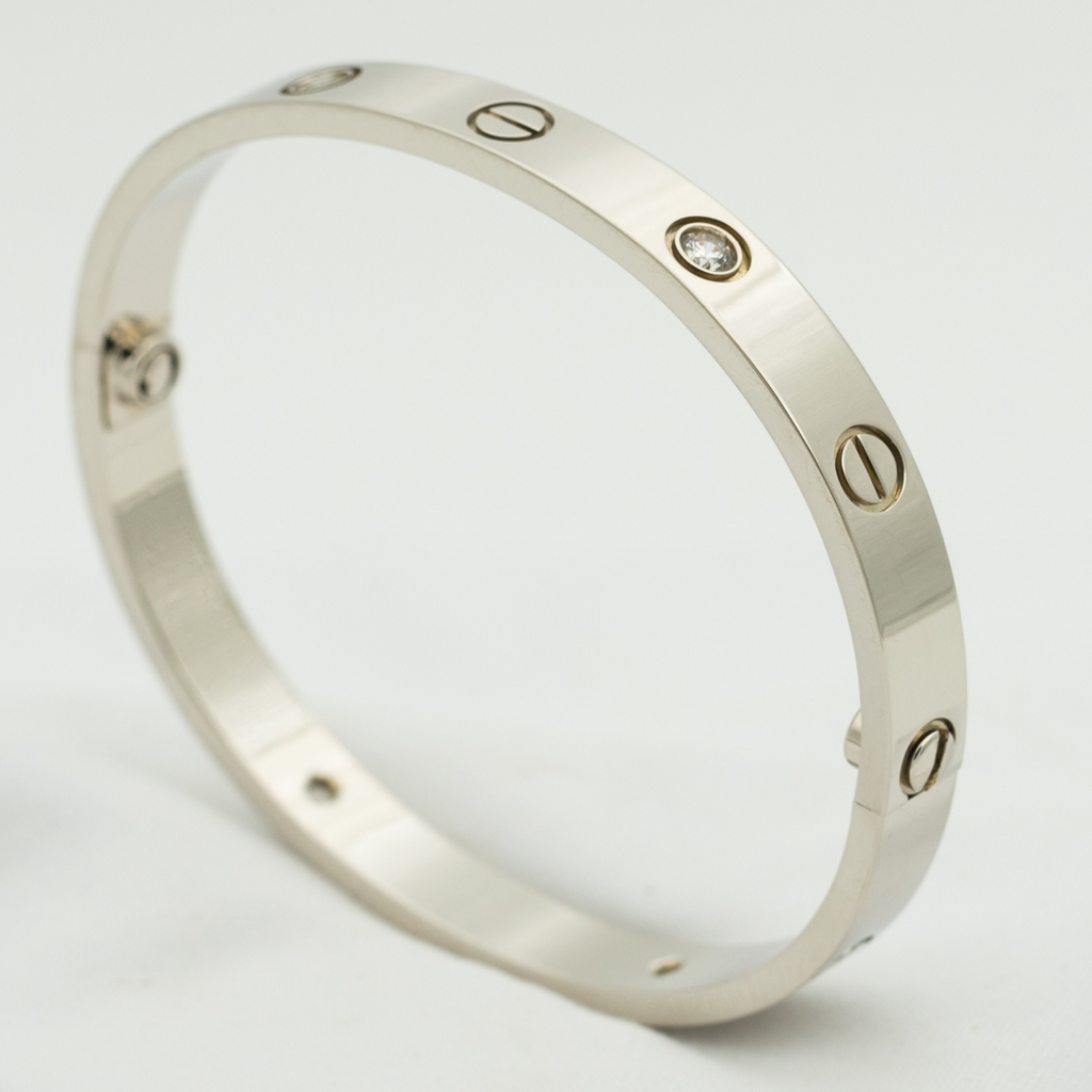 ¡®Lumi¡¯LOVE BRACELET 6.1MM 4 DIAMONDS