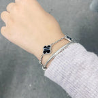 [Lumi jewelry] CLOVER 5 MOTIF PULSAR STONE BRACELET COLLECTION