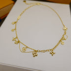 ¡®Lumi¡¯BLOOMING SUPPLE NECKLACE BRASS