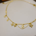 ¡®Lumi¡¯BLOOMING SUPPLE NECKLACE BRASS