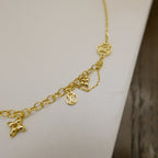¡®Lumi¡¯BLOOMING SUPPLE NECKLACE BRASS