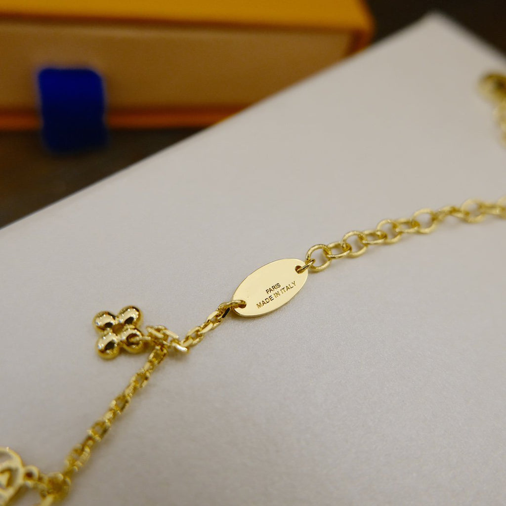 ¡®Lumi¡¯BLOOMING SUPPLE NECKLACE BRASS