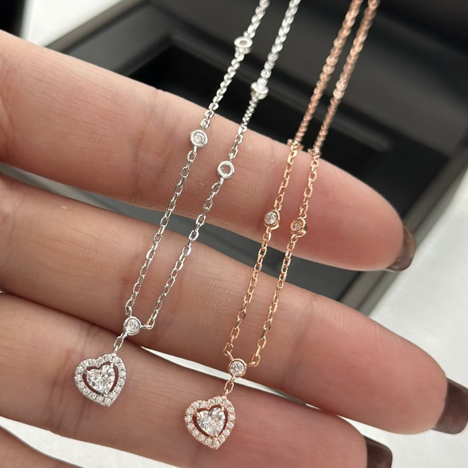 [Imperial Jewelrys]JOY HEART ダイヤモンドネックレス