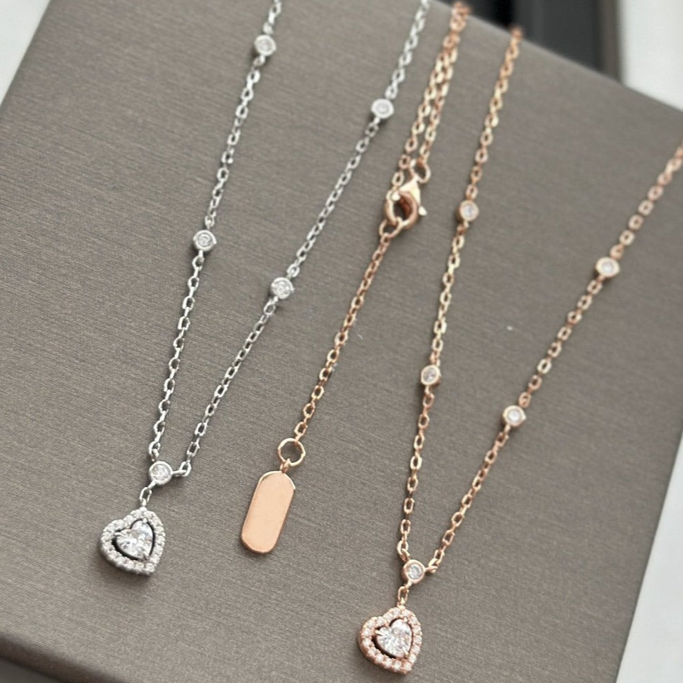 [Imperial Jewelrys]JOY HEART ダイヤモンドネックレス