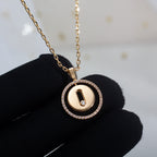 [Imperial Jewelrys]LUCKY MOVE PM NECKLACE PINK GOLD DIAMOND