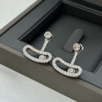 [Imperial Jewelrys]MOVE UNO SILVER DIAMOND EARRINGS