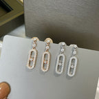 [Imperial Jewelrys]DORMEUSES MOVE UNOダイヤモンドイヤリング