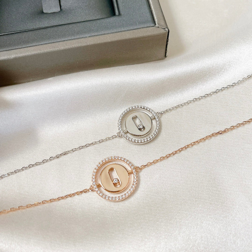 [Imperial Jewelrys]LUCKY MOVE PAVED DIAMOND BRACELET