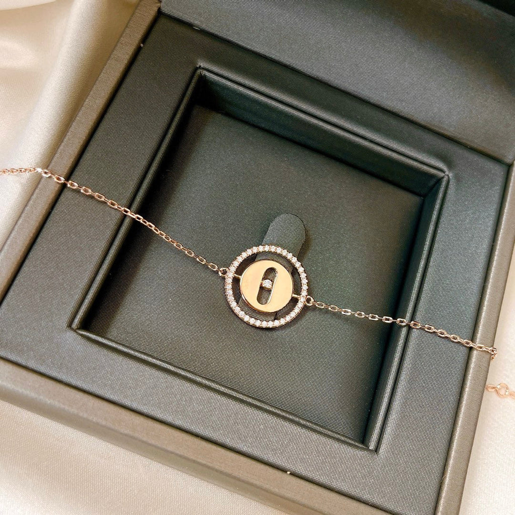 [Imperial Jewelrys]LUCKY MOVE PAVED DIAMOND BRACELET