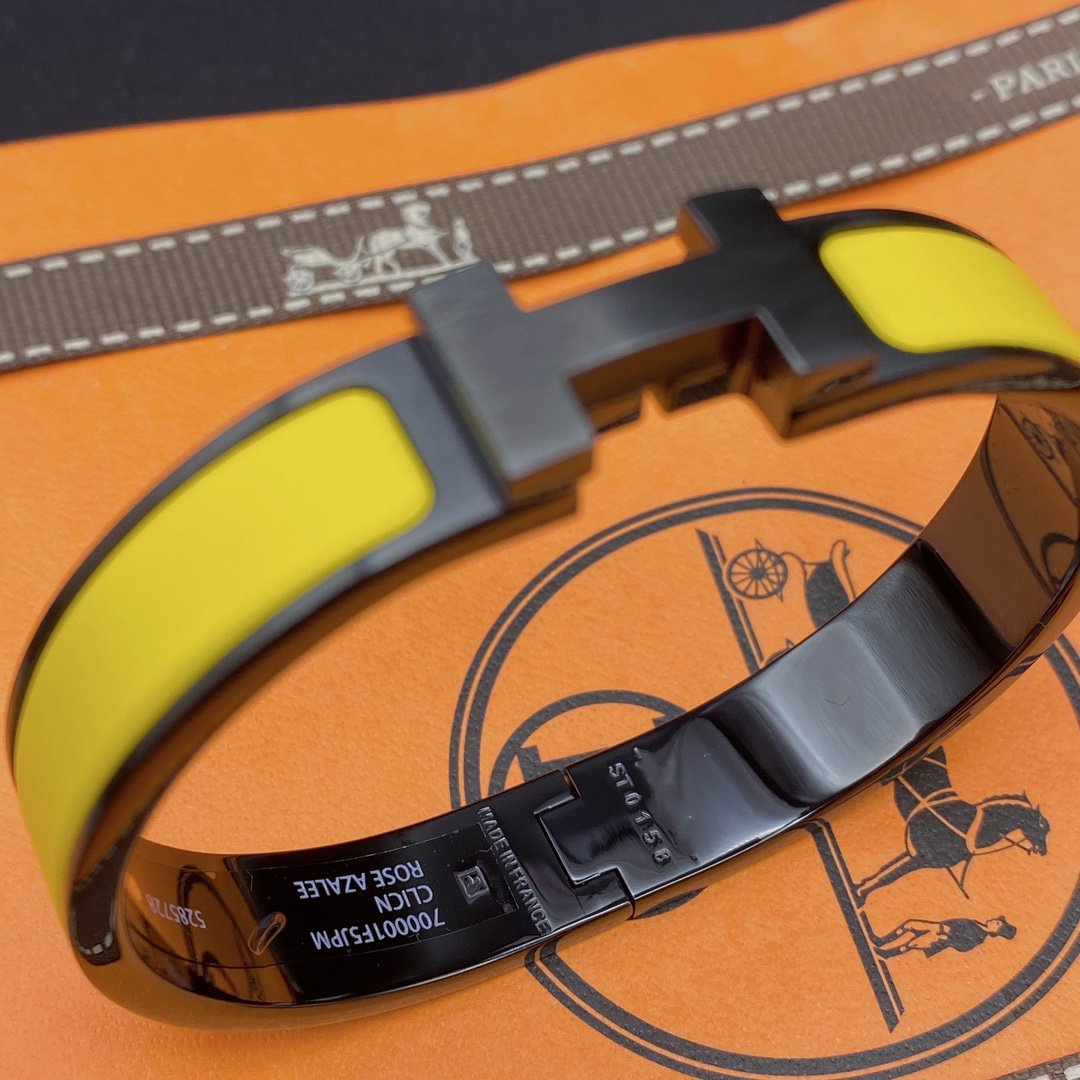 ¡®Lumi¡¯CLIC HM SO BLACK YELLOW BRACELET