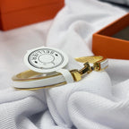 ¡®Lumi¡¯CLASSIC HM CLIC WHITE 8MM ENAMEL BRACELET