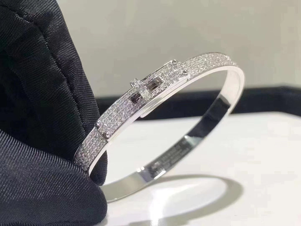 ¡®Lumi¡¯HM KELLY BRACELET IN SILVER AND FULL PAVE DIAMOND