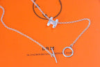 ¡®Lumi¡¯HM NECKLACE H LETTER OVAL SERIES