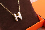 ¡®Lumi¡¯HM CLIC YELLOW ENAMEL GOLD NECKLACE