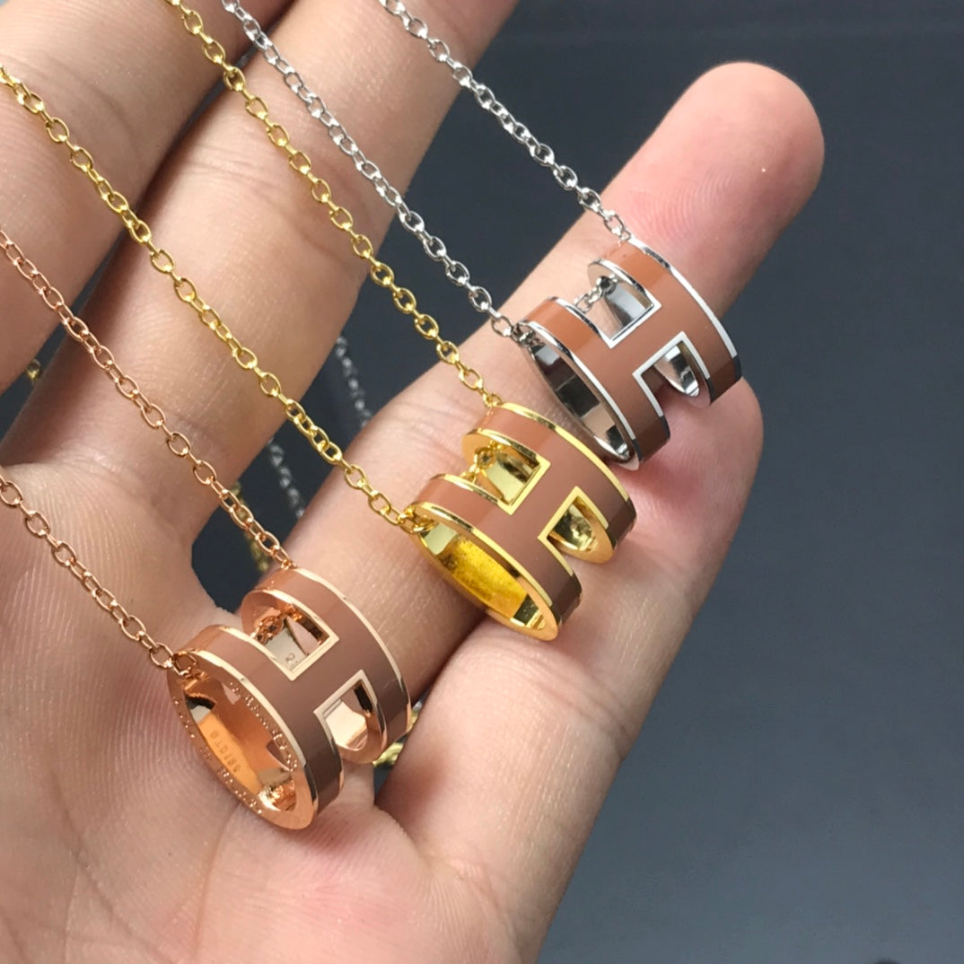 ¡®Lumi¡¯H NECKLACE BROWN