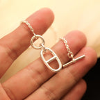 ¡®Lumi¡¯HM CHAINE D'ANCRE PENDANT NECKLACE STERLING SILVER