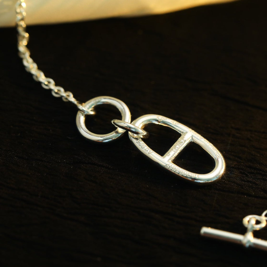 ¡®Lumi¡¯HM CHAINE D'ANCRE PENDANT NECKLACE STERLING SILVER
