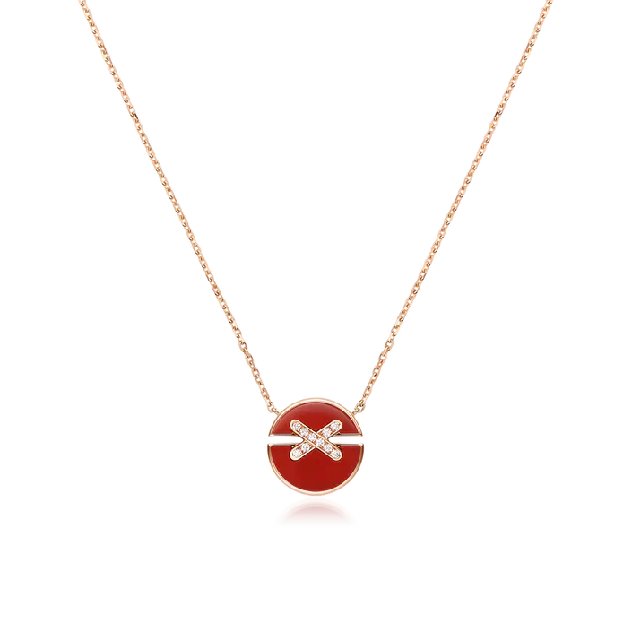 ¡®Lumi¡¯JEUX DE ROSE GOLD DIAMOND NECKLACE