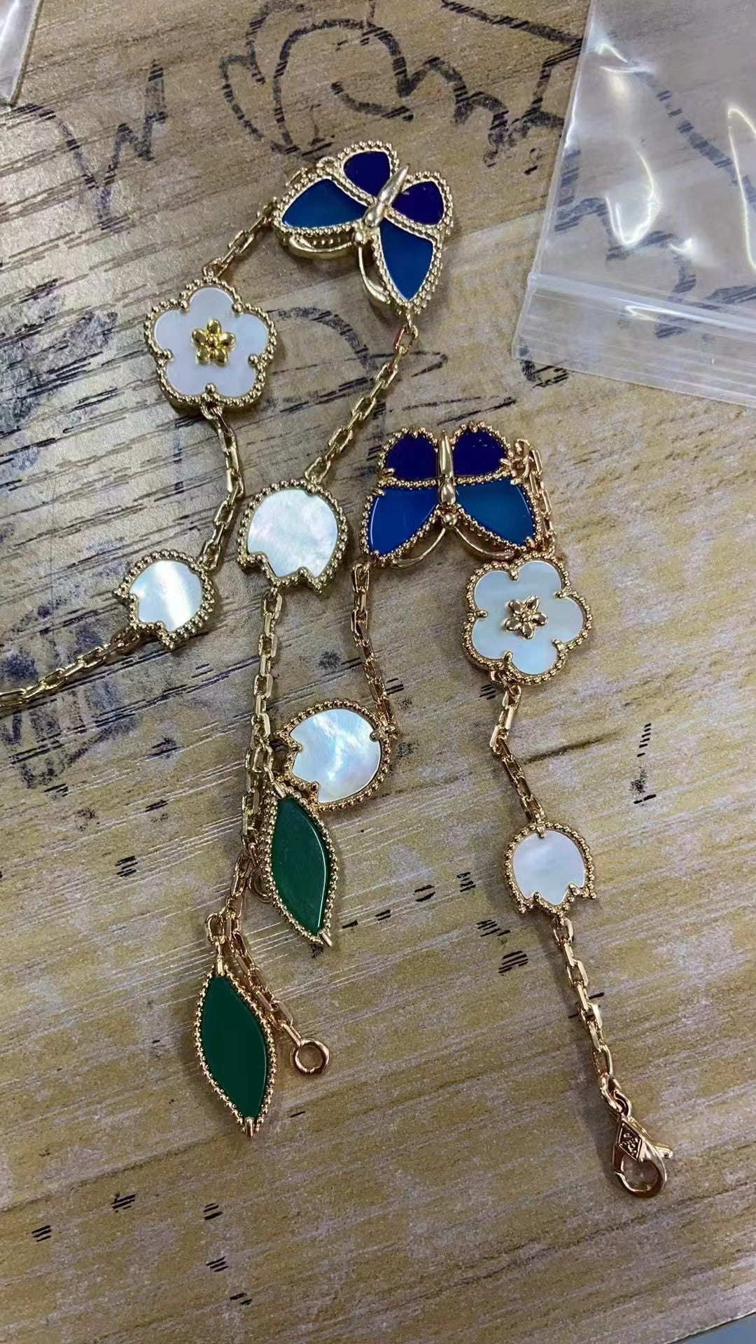 [Lumi]2026 NEW SPRING LUCKY 5 MOTIF BRACELET
