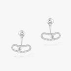 [Imperial Jewelrys]MOVE UNO SILVER DIAMOND EARRINGS