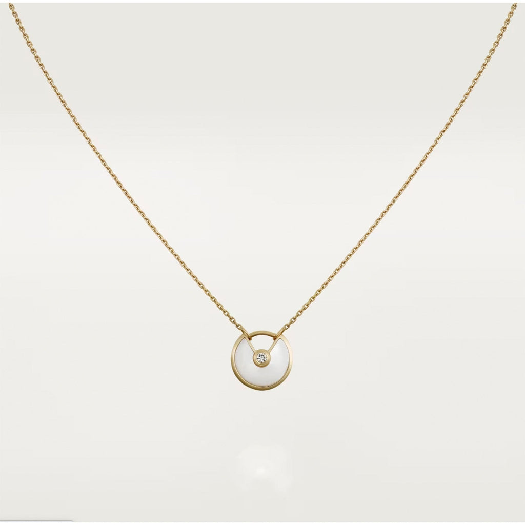 ¡®Lumi¡¯AMULETTE ROSE GOLD MOP NECKLACE
