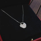 ¡®Lumi¡¯AMULETTE SILVER FULL DIAMOND NECKLACE