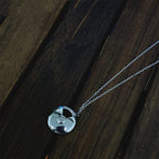 ¡®Lumi¡¯AMULETTE SILVER FULL DIAMOND NECKLACE