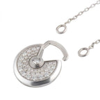 ¡®Lumi¡¯AMULETTE SILVER FULL DIAMOND NECKLACE